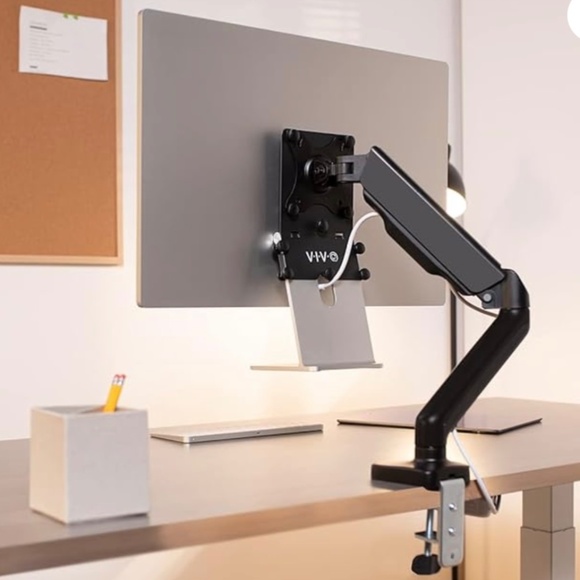 Black VESA adapter for iMac 24 - for monitor arm - Picture 2 of 5